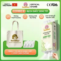 Khăn Giấy Rút XANH VIỆT, Giấy Vệ Sinh Treo Tường, Giấy Ăn, Giấy Treo Đa Năng Hannah - Seyo 1200 Tờ 4 Lớp