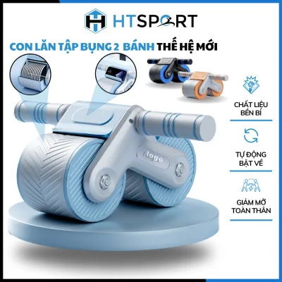 Con Lăn Tập Bụng Trợ Lực Hai Bánh Đa Năng Cao Cấp, Dụng Cụ Tập Gym Thể Dục Tại Nhà Giảm Mỡ Toàn Thân