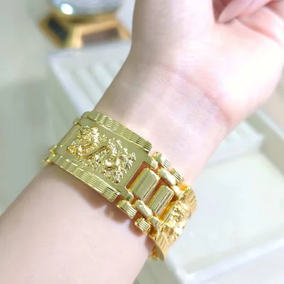 Super Beautiful and Durable Men's Dragon Bracelet Kami Wholesale Jewelry Lr130Nv