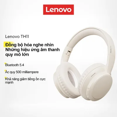 Tai nghe Bluetooth không dây Lenovo TH11 Giảm tiếng ồn trễ thấp Bluetooth 5.4