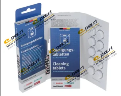 Viên vệ sinh máy pha cà phê (Hộp 1 vỉ x 10 viên) BOSCH SIEMENS 00312295