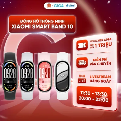 Vòng đeo tay thông minh Xiaomi Mi Band 9/ Band 10 - Thời lượng pin lên tới 21 ngày