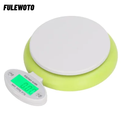 Cân nhà bếp thực phẩm FILEWOTO, Màn hình LCD Cân có độ chính xác cao, Dụng cụ nhà bếp có thể gập lại 5000g / 1g Dụng cụ cân trang sức bền bỉ Nướng bánh / Nấu ăn / Chuẩn bị bữa ăn / Cà phê