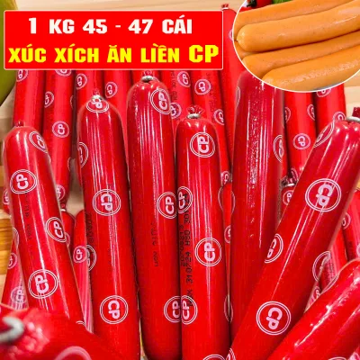 1 Kg Xúc Xích Ăn Liền CP Tặng 10 Cái Lẻ 20g Vị Ngon Khó Cưỡng - Đồ Ăn Vặt CP Food