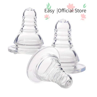 Núm vú cho bé bú núm vú sơ sinh claber tiêu chuẩn cổ mỏng chai chống đau bụng pupici cấp thực phẩm silicone lỏng núm vú giả