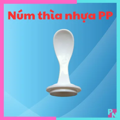 Núm thìa nhựa PP cho bình sữa cổ hẹp, núm thìa dùng để đút cháo và bột cho bé tập ăn dặm (không BPA)