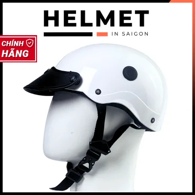 Duc Huy 309 Joko Leather Half-Head Helmet - Mbh Modern Half-Head Helmet, Safe, Soft, Light and Comfortable - 1 for 1 Exchange Warranty