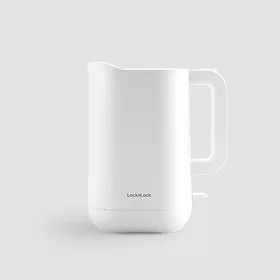 Ấm đun siêu tốc 1.2L giảm âm LocknLock Silent Electric Kettle - Màu trắng EJK216WHT - Hàng chính hãng