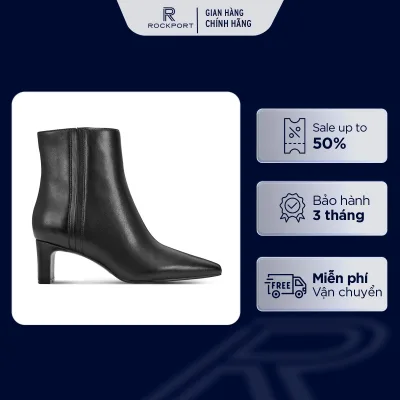 Giày Bốt Nữ Rockport Total Motion Marisa Boot MARISABLK03 243 | Giày Da Cao Cấp, Thiết Kế Hiện Đại, Êm Nhẹ, Sang Trọng