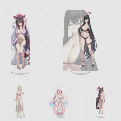 Standee Blue Archive mô hình mica acrylic nhân vật game anime trang trí bàn học 15cm phụ kiện decor quà tặng fan độc đáo