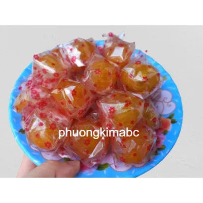 Mứt Tắc Nguyên Trái Quấn 250G - đồ ăn vặt, bánh kẹo Mứt Tết