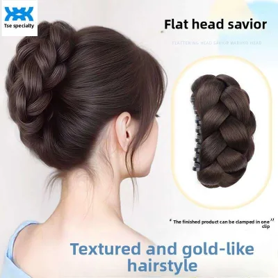 TSE kẹp tóc răng cưa Công Chúa Hoa công cụ tạo kiểu kết cấu bện tóc trở lại của đầu hairpiece Bun RY-456