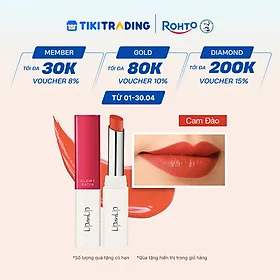 Son thỏi dưỡng môi trang điểm chất son satin Lip On Lip Glowy Satin 2.2g
