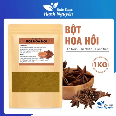 Bột hoa hồi 1kg, bột đại hồi, nguyên chất, thơm, mịn, gia vị nấu ăn, làm bánh, ướp thịt, đồ nướng