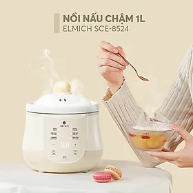 [NEW] Nồi nấu chậm, nấu cháo, chưng yến 1L Elmich SCE-8524OL - Hàng Chính Hãng 