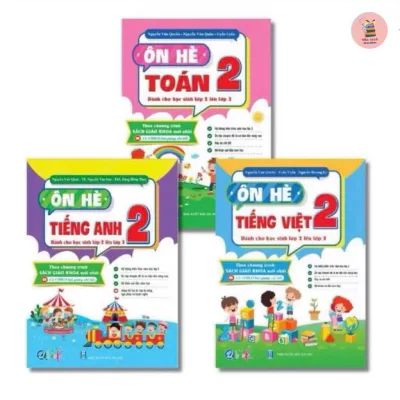 Sách - Ôn Hè Toán, Tiếng Việt, Tiếng Anh Lớp 2 - Dành Cho Học Sinh Lớp 2 Lên Lớp 3