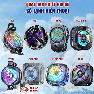Quạt tản nhiệt điện thoại sò lạnh X12 / X65 / FS18 Pro / S2 / X122 / J42 - Sò lạnh tản nhiệt giá rẻ