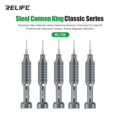 Bộ tuốc nơ vít hợp kim nhôm RELLIFE RL-730 cho điện thoại di động Máy tính bảng Máy tính bảng Máy tính xách tay Công cụ tháo gỡ màn hình LCD từ tính mạnh mẽ