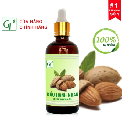 Dầu Hạnh Nhân Nguyên Chất 100% Tự Nhiên - Loại Ép Lạnh Dùng Làm Đẹp Chăm Sóc Da, Dưỡng Da, Làm Trắng Sáng Da, Giảm Mụn Hiệu Quả - Dùng Cho Mặt Và Toàn Thân
