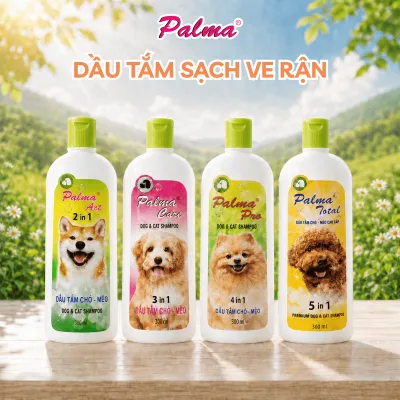 Palma Clean Lice and Tick Bath Oil for Dogs and Cats - Comprehensive Care for Pets