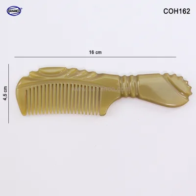 Lược sừng xuất Nhật - COH162 (Size: M- 16cm) Cổ điển nhỏ gọn - Horn Comb of HAHANCO - Chăm sóc tóc