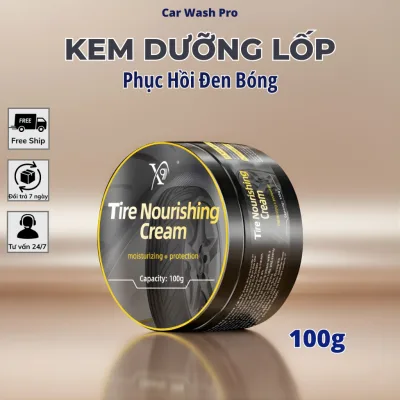 SÁP DƯỠNG LỐP X9 100g – ĐEN SÂU TỰ NHIÊN, BẢO VỆ CAO SU, CHỐNG LÃO HÓA