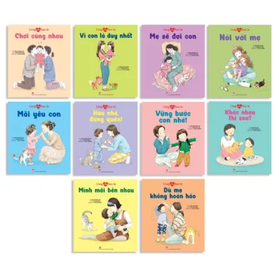 Combo trọn bộ sách tranh Mẹ và Bé - Lòng Mẹ Bao La - sách thiếu nhi Kim Đồng