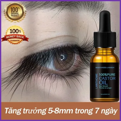 Chất lỏng chăm sóc lông mi hấp thụ nhanh Làm dày lông mi nhẹ nhàng với da Thành phần an toàn Hữu ích Chuyên nghiệp Không có mùi đâm thủng Thúc đẩy tăng trưởng lông mi Dầu thầu dầu Ma