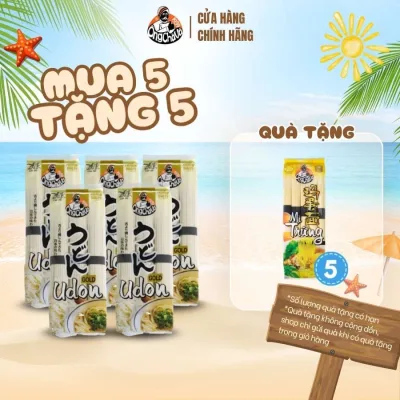 Mì Udon Khô thương hiệu Ông Chà Và 300gr - Hàng Chính Hãng