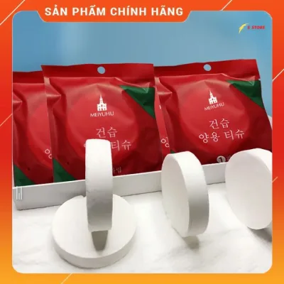 Khăn giấy nén lau mặt hình viên kẹo tròn bỏ túi khi đi du lịch, khăn tắm nén khách sạn 70x140cm dùng một lần tiện lợi