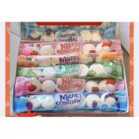1 hộp 30 gói kẹo bông mềm marshmallow hình bánh bao