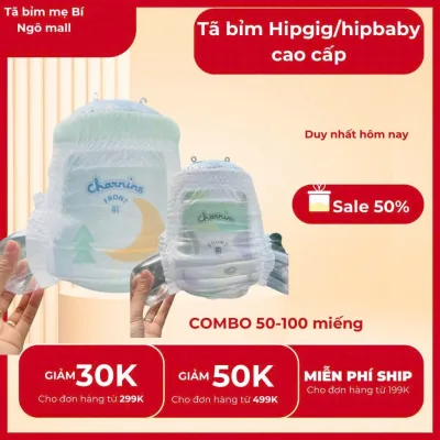 Tã bỉm quần CHARNINS 100 miếng fom bo, loại thấm tốt dành cho bé tiểu nhiều, mẫu mã đa dạng, bỉm mềm, đẹp.