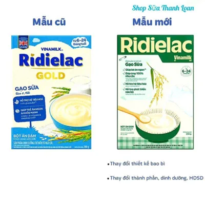 Ridielac Gold Rice Milk Baby Food Powder - Paper Box 200g.