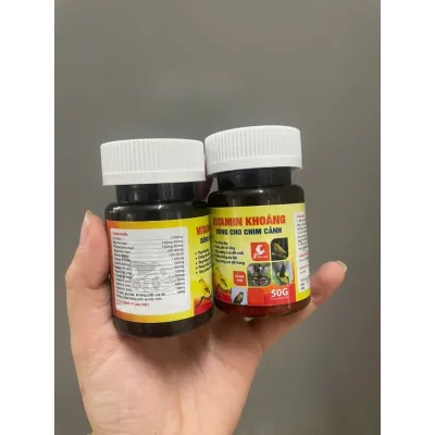 Vitamin Khoáng Sao Việt Cho Chim Cảnh - Tăng Sức Đề Kháng, Giảm Stress, Lông Bóng Mượt. GH