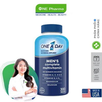 One a Day Men's Complete Multivitamin Pills Supplement Multivitamins for Men under 50 Years Old - 300 Pills