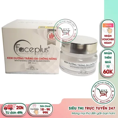 Kem dưỡng trắng da Chống nắng Face Plus (trắng) chăm sóc da hiệu quả
