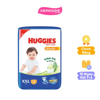 QT Huggies_Tã quần Huggies Skincare Eco (XXL, 12 miếng)