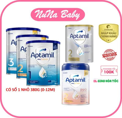 Sữa Bột Aptamil Cesarbiotik New Zealand số 1 2 3 Chính Hãng cho bé