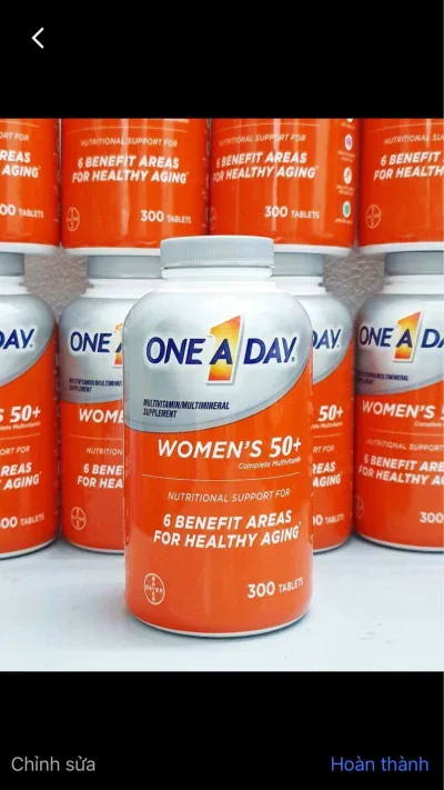 Multivitamins for Women over 50 Years Old One a Day Women’S 50+ Complete Multivitamin 300 Tablets from the Us