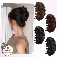 Kẹp Tóc Giả Tết Tóc Nữ Bồng Bềnh Sang Chảnh, Tóc Búi Giả Dày Đẹp Nhiều Tone Màu Sang Trọng