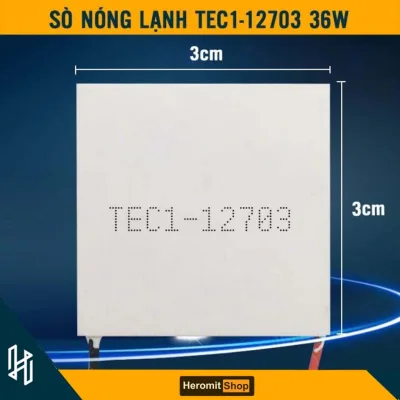 Sò Nóng Lạnh 30x30mm TES1-12703 , chip làm lạnh thiết bị thẩm mỹ , y tế