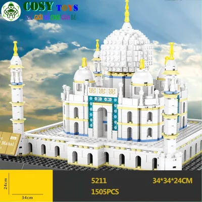 Đồ chơi xếp hình đền Taj Mahal of Agra với 1505 chi tiết cho bé
