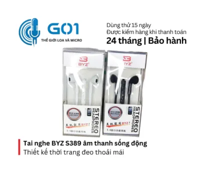 Byz S389 Headphones Have Vivid Sound, Fashionable Design, Comfortable to Wear, Suitable for Listening to Music and Entertainment.