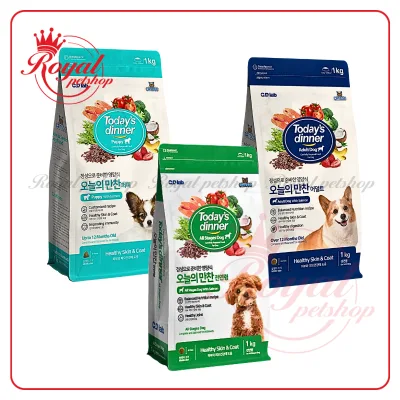 Today's Dinner Dog 1kg - Genuine Imported Korean Grain Food for Small/Adult/Aged Dogs of All Ages