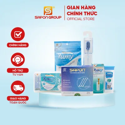 6 món chăm sóc vệ sinh cá nhân – Tăm bông + Tăm chỉ + Tăm nhựa + Bàn chải SAPON