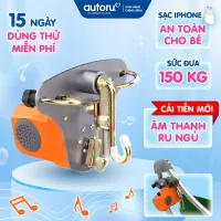 Máy Đưa Võng Tự Động AUTORU 2025, Cục Quay Võng Sức Đưa 150Kg, Có Tính Năng Hẹn Giờ Và Nhạc Ru Ngủ, 2 Chế Độ Đưa Êm Ái