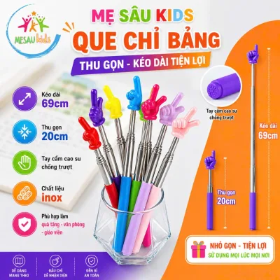 Que Chỉ Bảng Gậy Đọc Sách Bằng Ngón Tay Dài 69cm Đồ Chơi Giáo Dục Cho Bé MEDUA.KIDS