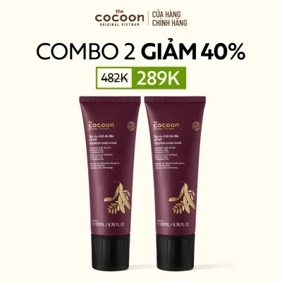 Combo 2 Tẩy da chết da đầu bồ kết Cocoon 200ml