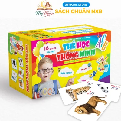 Sách Flashcard - Bộ Thẻ Học Thông Minh Cho Bé - 416 Thẻ Flashcards Tiếng Anh 16 Chủ Đề