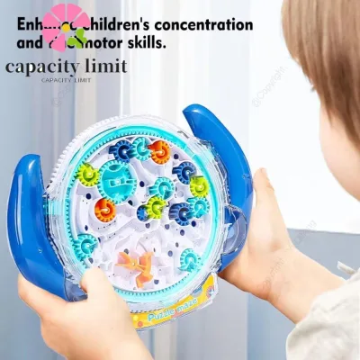 NĂNG LƯỢNG GIỚI HẠN Gear Track Ball, Gear Balance 3D Puzzle Maze Board, Tăng cường sự chú ý Bóng lăn Thiết kế trong suốt Đồ chơi giáo dục Trò chơi trẻ em